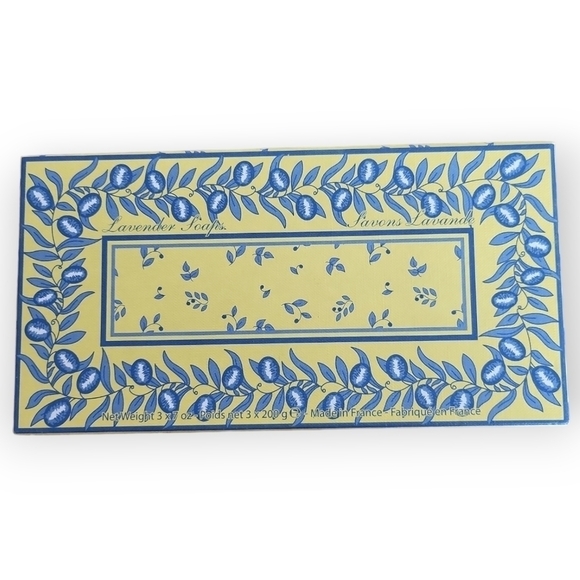 Lorcos French Lavender Soaps Set of 3 Soaps NIB - Picture 6 of 9